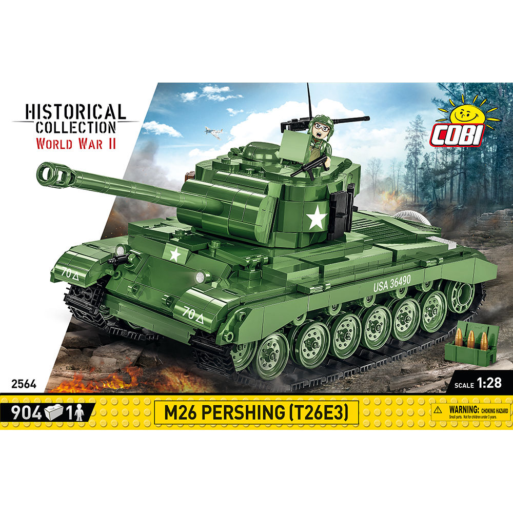 M26 Pershing (T26E3) Tank Building Set - Image 3 of 6 | TheBrickTube