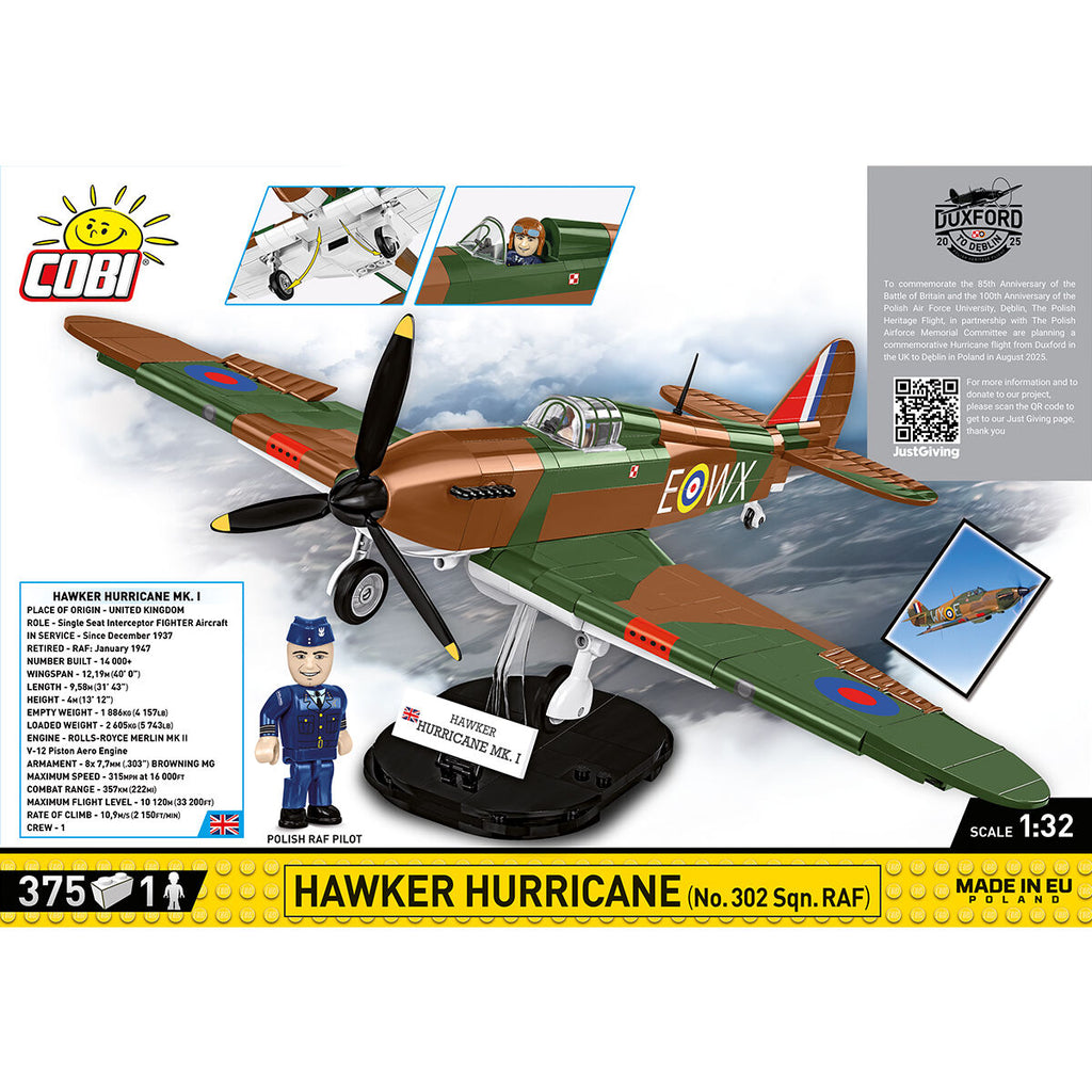 Hawker Hurricane (No. 302 Sqn. RAF) Fighter Building Set - Image 4 of 6 | TheBrickTube