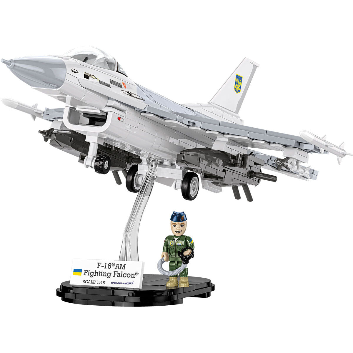 F-16 AM Fighting Falcon Fighter Building Set - Image 6 of 6 | TheBrickTube