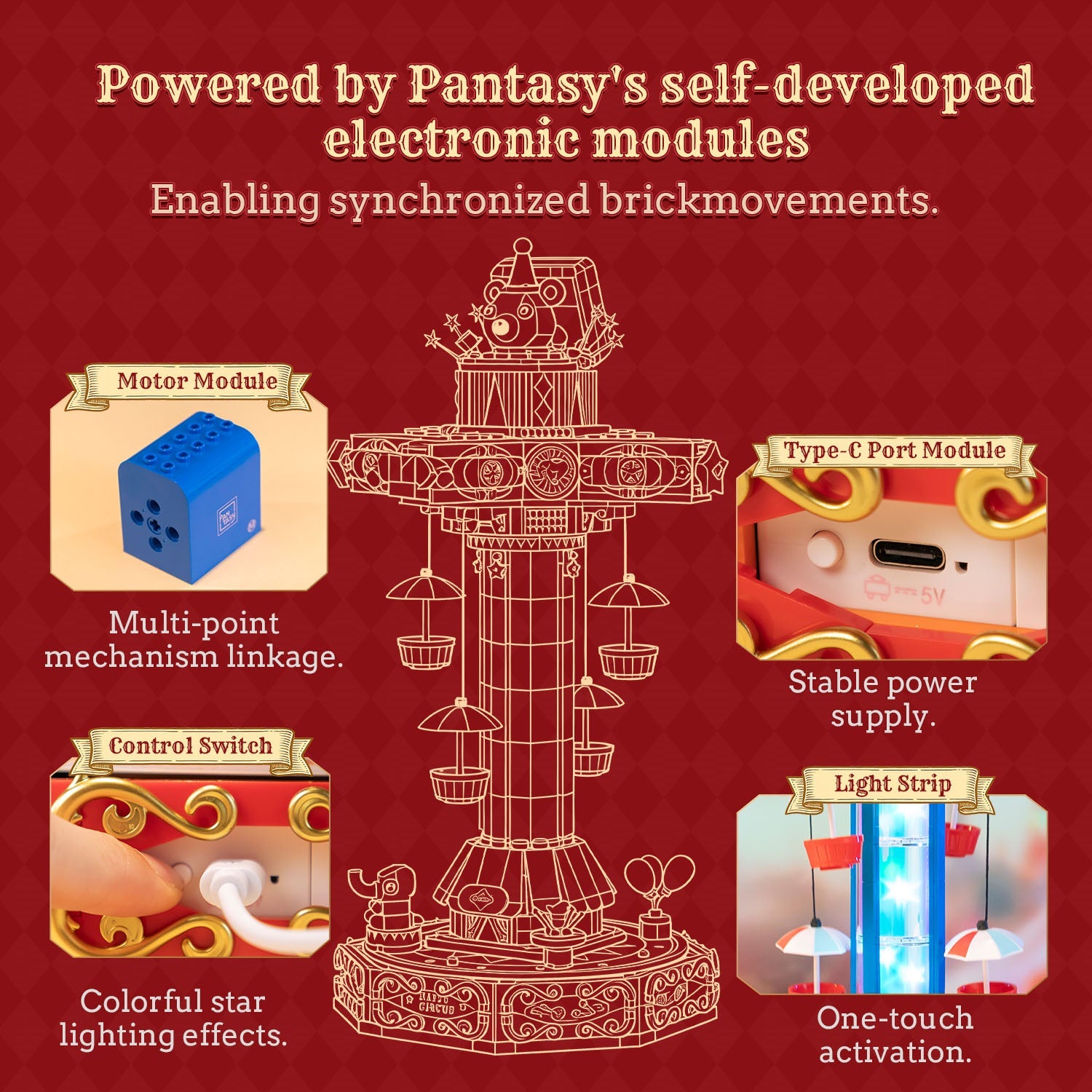 Pantasy Circus Paradrop 86003 - Image 7 of 10 | TheBrickTube