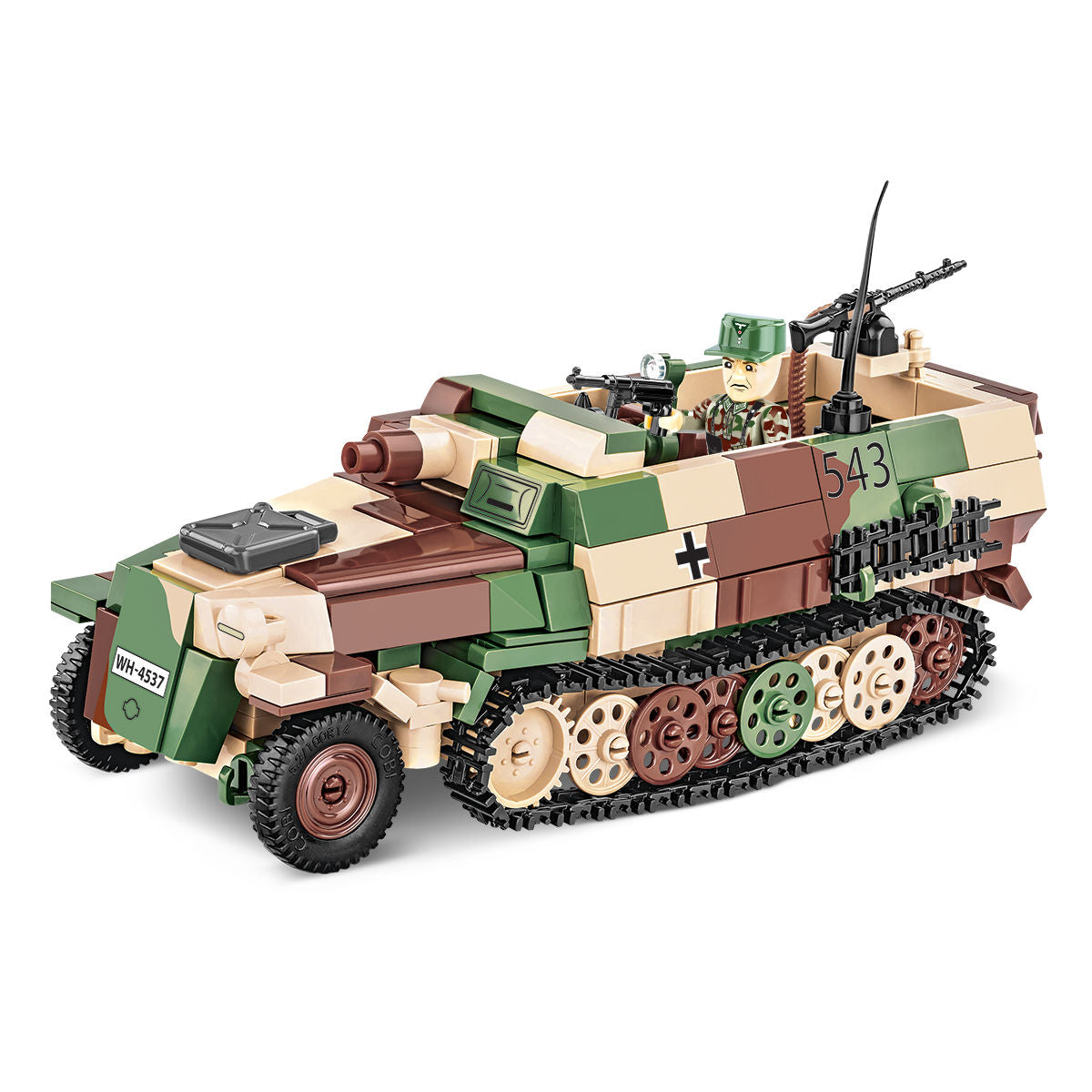 Sd.Kfz. 251/9 "Stummel" Half-Track Building Set - Image 3 of 6 | TheBrickTube