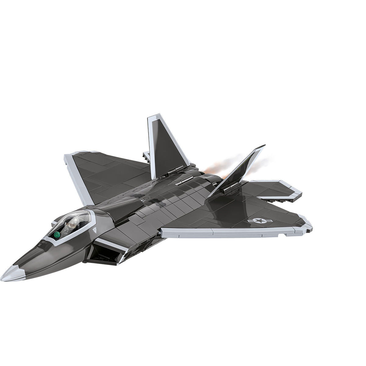 Lockheed F-22 Raptor Fighter Jet Building Set - Image 4 of 6 | TheBrickTube