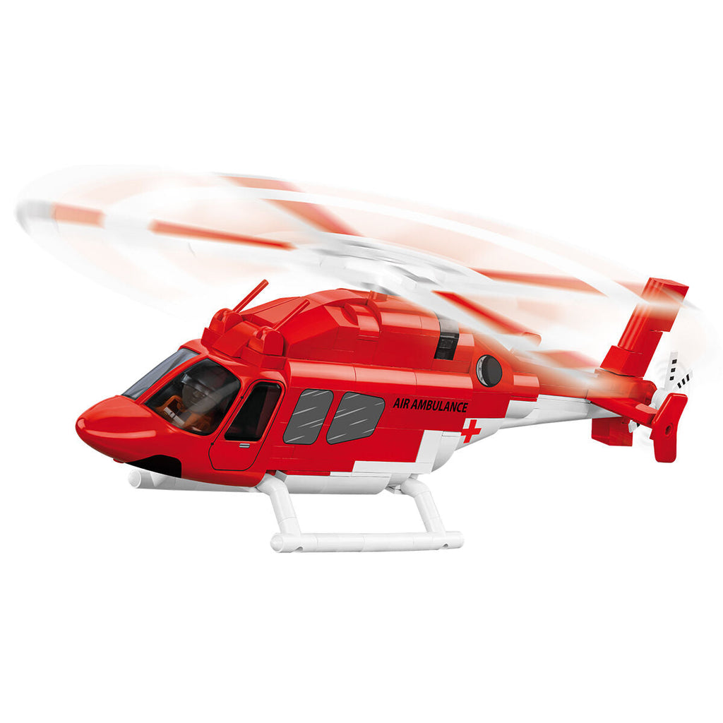 Bell 429 Air Ambulance Helicopter Building Set - Image 5 of 6 | TheBrickTube
