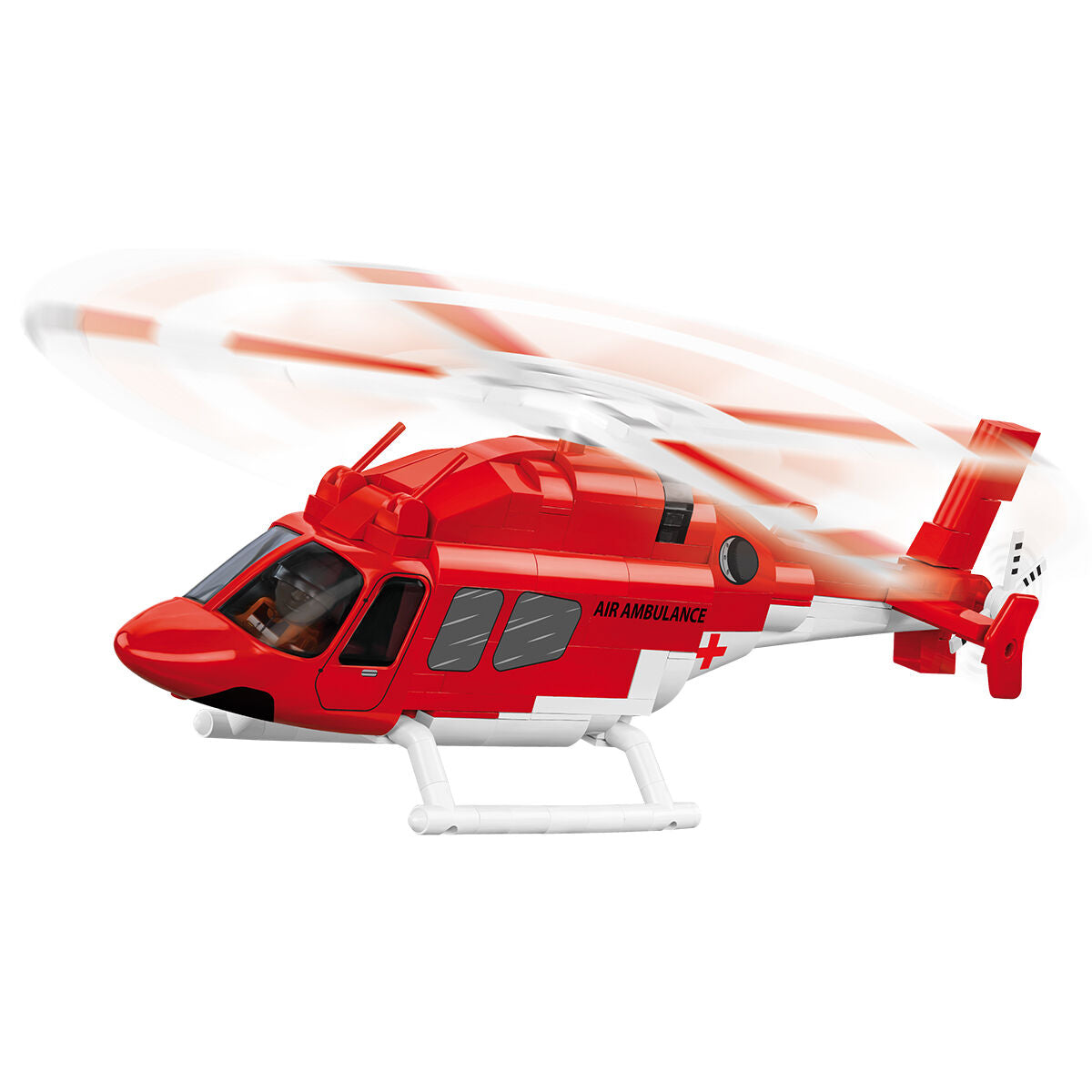 Bell 429 Air Ambulance Helicopter Building Set - Image 5 of 6 | TheBrickTube