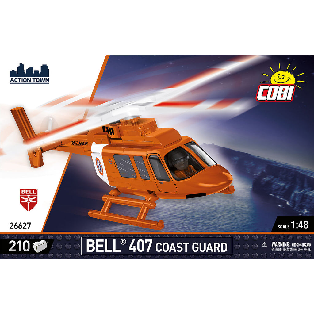 Bell 407 Coast Guard Helicopter Building Set - Image 3 of 6 | TheBrickTube
