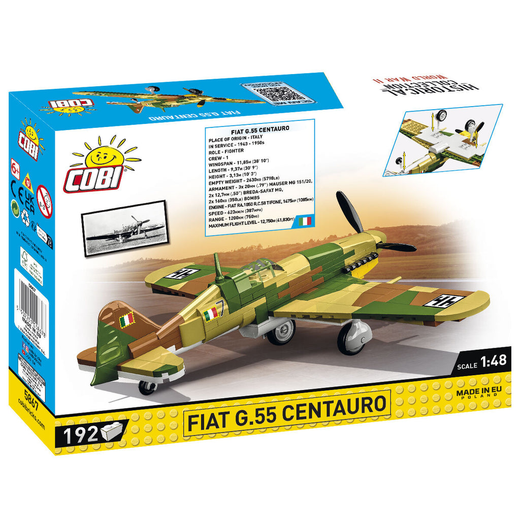 Fiat G.55 Centauro Fighter Building Set - Image 2 of 6 | TheBrickTube