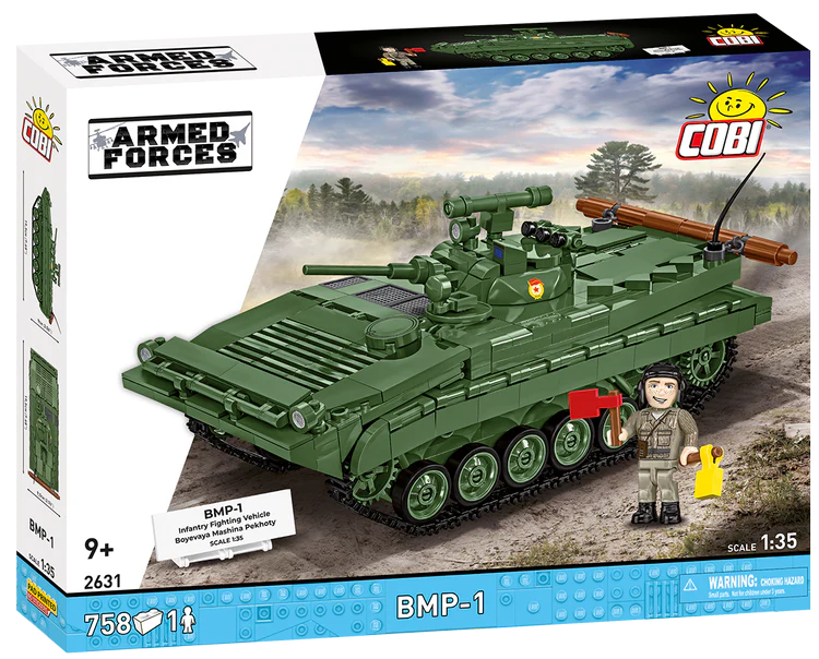 BMP-1 Amphibious Infantry Fighting Vehicle Building Set - Main Image | TheBrickTube