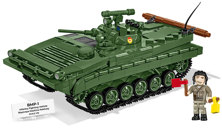 BMP-1 Amphibious Infantry Fighting Vehicle Building Set - Image 3 of 6 | TheBrickTube