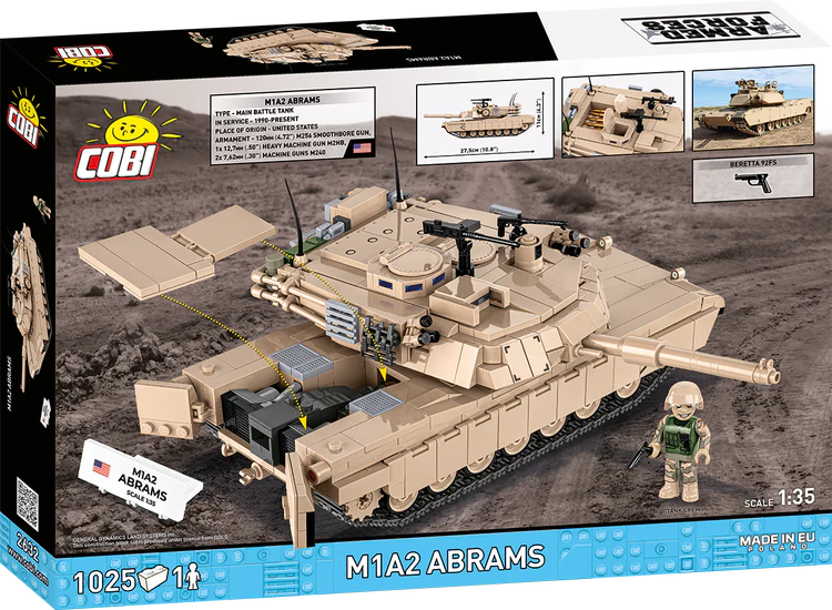 M1A2 Abrams Tank Building Set - Image 2 of 6 | TheBrickTube