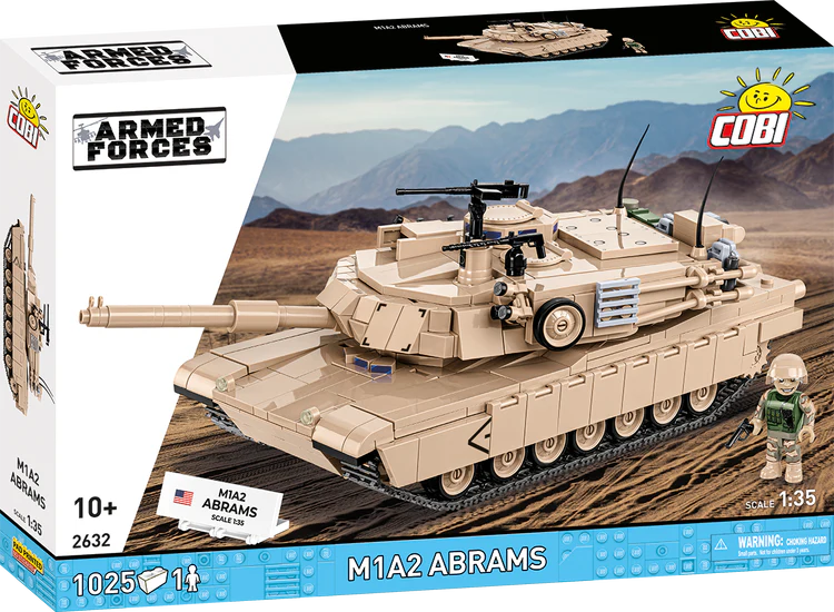 M1A2 Abrams Tank Building Set - Main Image | TheBrickTube
