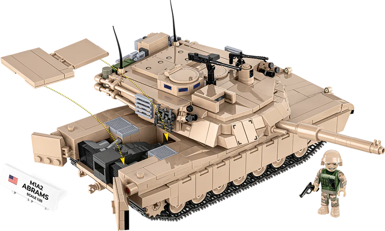 M1A2 Abrams Tank Building Set - Image 4 of 6 | TheBrickTube