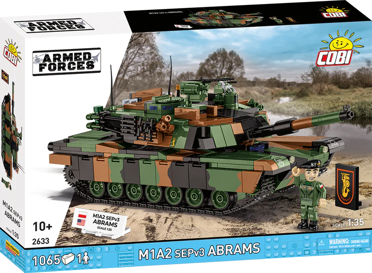 M1A2 SEPv3 Abrams Tank Building Set - Main Image | TheBrickTube
