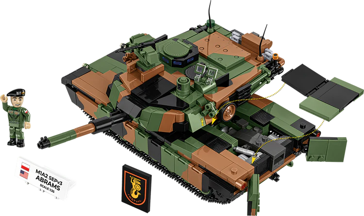 M1A2 SEPv3 Abrams Tank Building Set - Image 3 of 6 | TheBrickTube