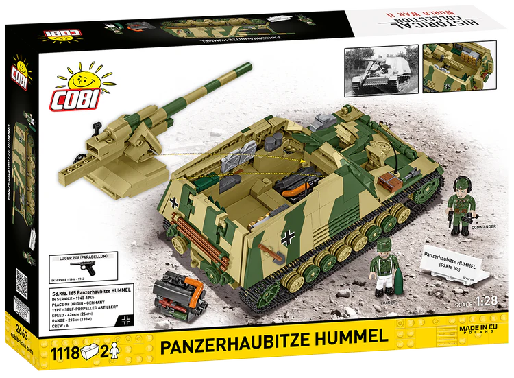 Panzerhaubitze "Hummel" Sd.Kfz.165 Self-Propelled Gun Building Set - Image 2 of 6 | TheBrickTube