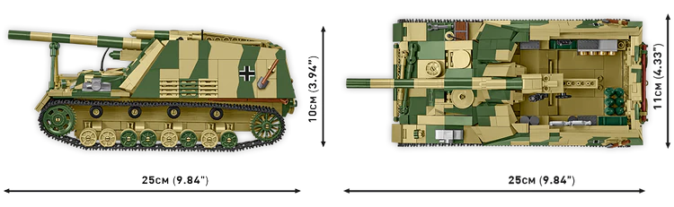 Panzerhaubitze "Hummel" Sd.Kfz.165 Self-Propelled Gun Building Set - Image 5 of 6 | TheBrickTube