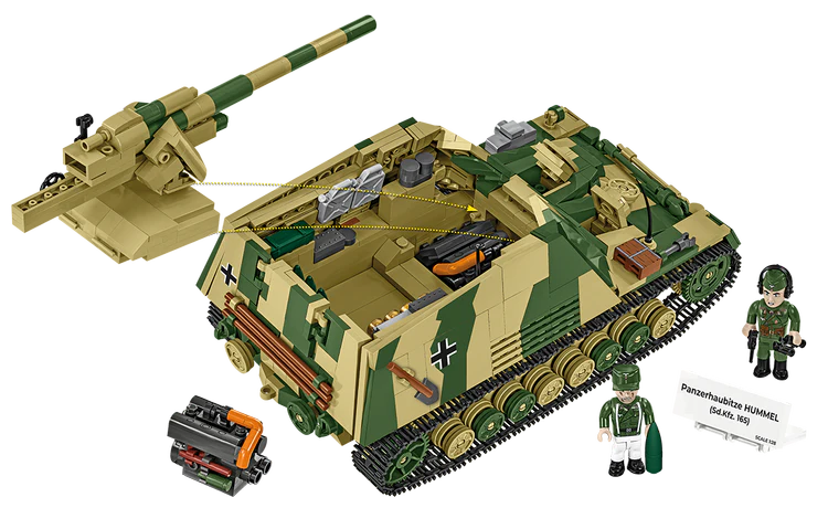 Panzerhaubitze "Hummel" Sd.Kfz.165 Self-Propelled Gun Building Set - Image 3 of 6 | TheBrickTube