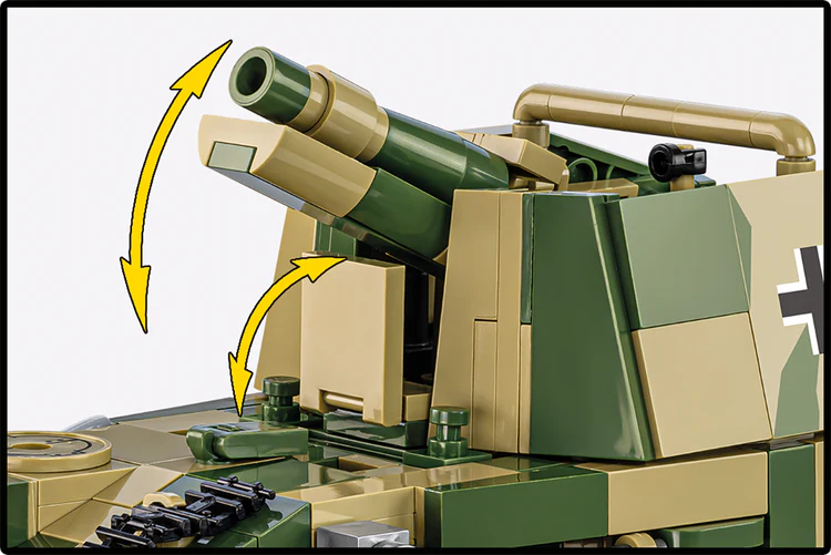 Sd.Kfz. 138/1 Grille Ausf. M Self-Propelled Artillery Building Set - Image 6 of 6 | TheBrickTube