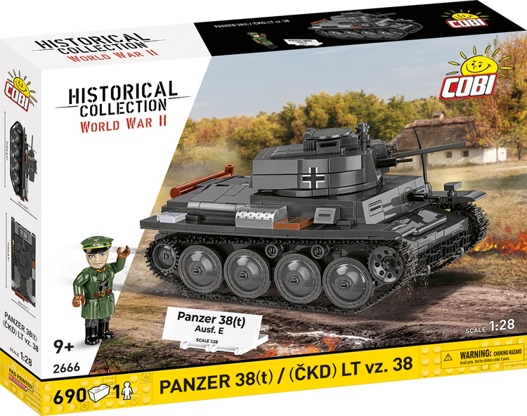 Panzer 38(t) / (ČKD) LT vz. 38 Tank Building Set - Main Image | TheBrickTube