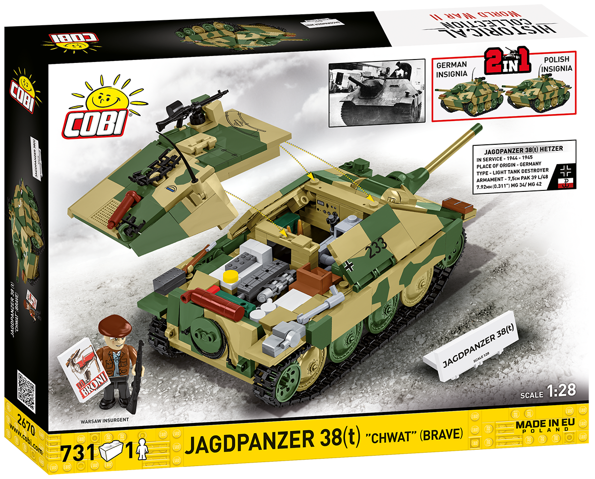JagdPanzer 38(t) "Chwat" (Brave) Tank Destroyer Building Set - Image 2 of 6 | TheBrickTube