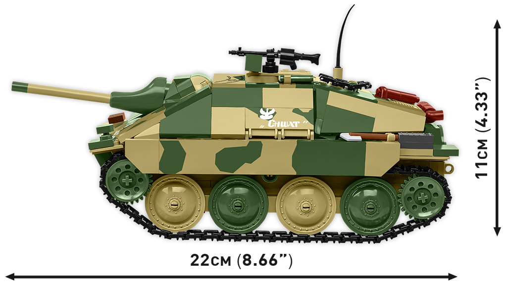 JagdPanzer 38(t) "Chwat" (Brave) Tank Destroyer Building Set - Image 5 of 6 | TheBrickTube