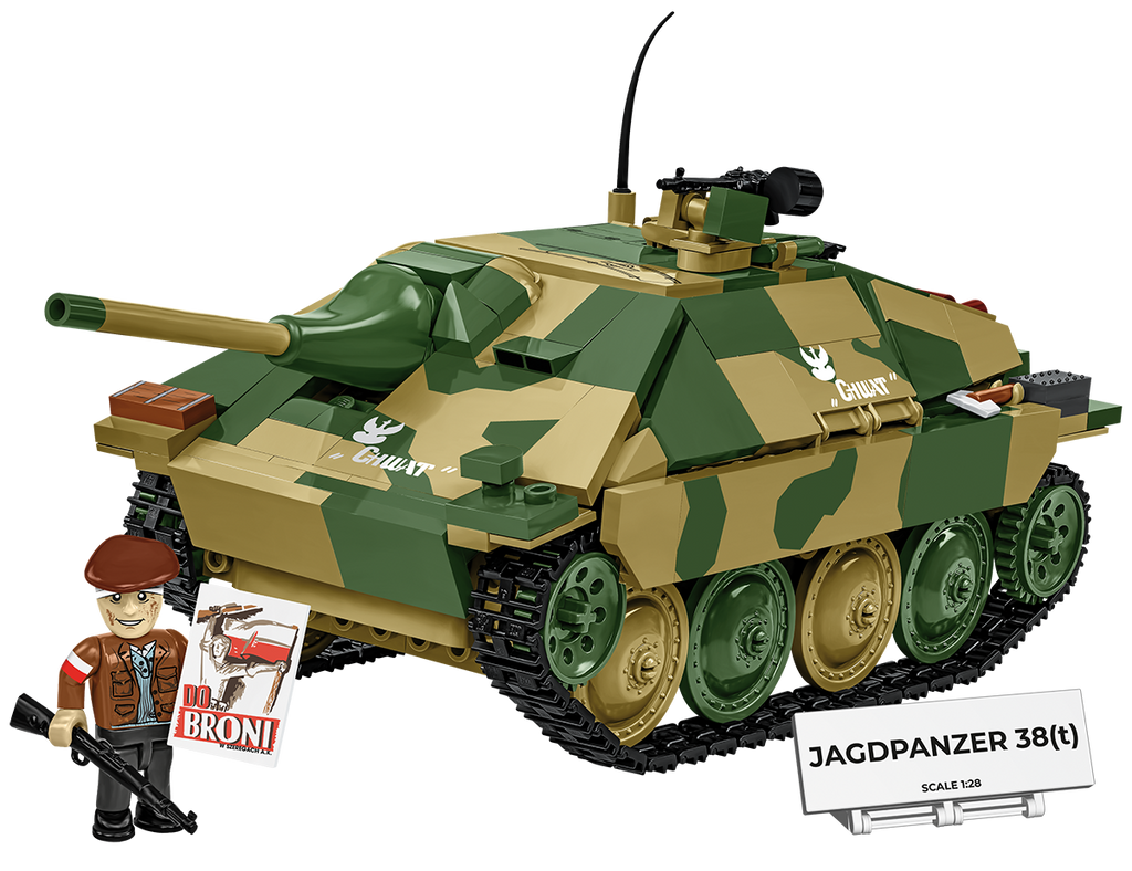 JagdPanzer 38(t) "Chwat" (Brave) Tank Destroyer Building Set - Image 3 of 6 | TheBrickTube