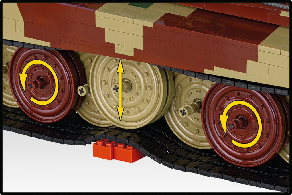 Tiger II Königstiger 1:12 Scale Tank Building Set - Image 5 of 6 | TheBrickTube