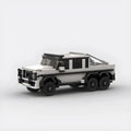 Mercedes-Benz G63 6x6 G Wagon brick model - front angle view - TheBrickTube