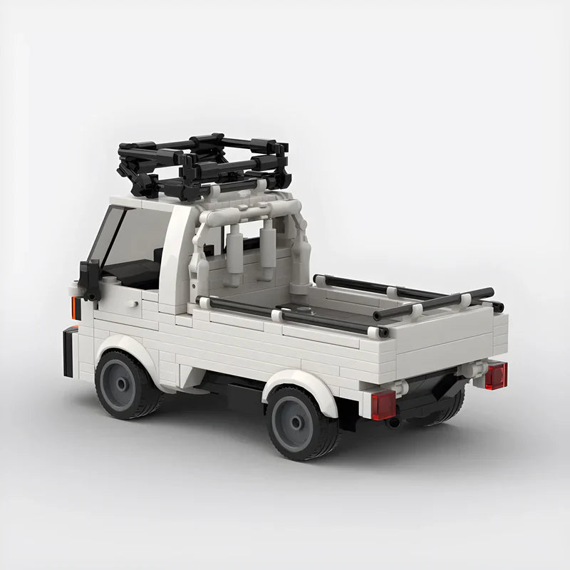 Honda ACTY brick model - side profile view - TheBrickTube