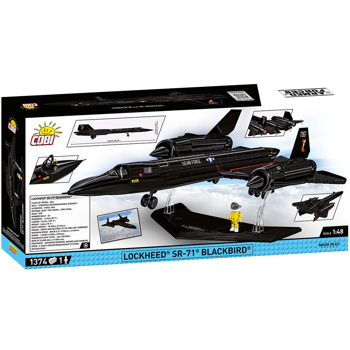 Lockheed SR-71 Blackbird Building Set - Image 2 of 6 | TheBrickTube