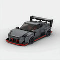 Nissan GT-R R35 Widebody brick model - front angle view - TheBrickTube