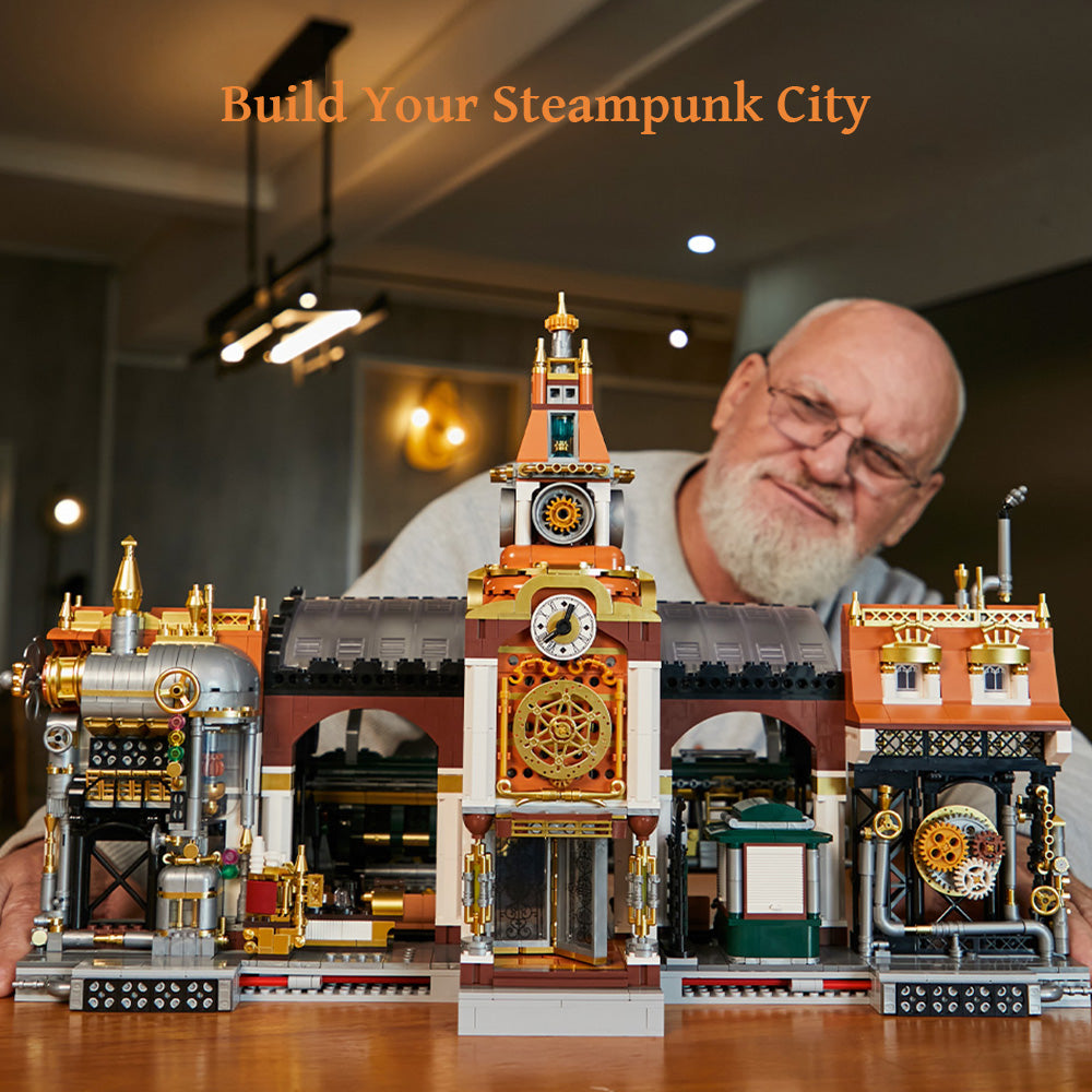 Pantasy Steampunk Series - Railway Station 85007 - Image 3 of 8 | TheBrickTube