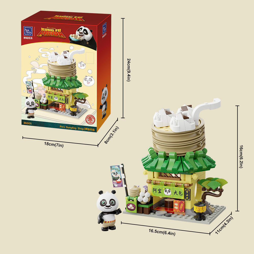 Pantasy X Kung Fu Panda Mini Street View- Po's Dumpling Shop 86505 - Image 5 of 5 | TheBrickTube