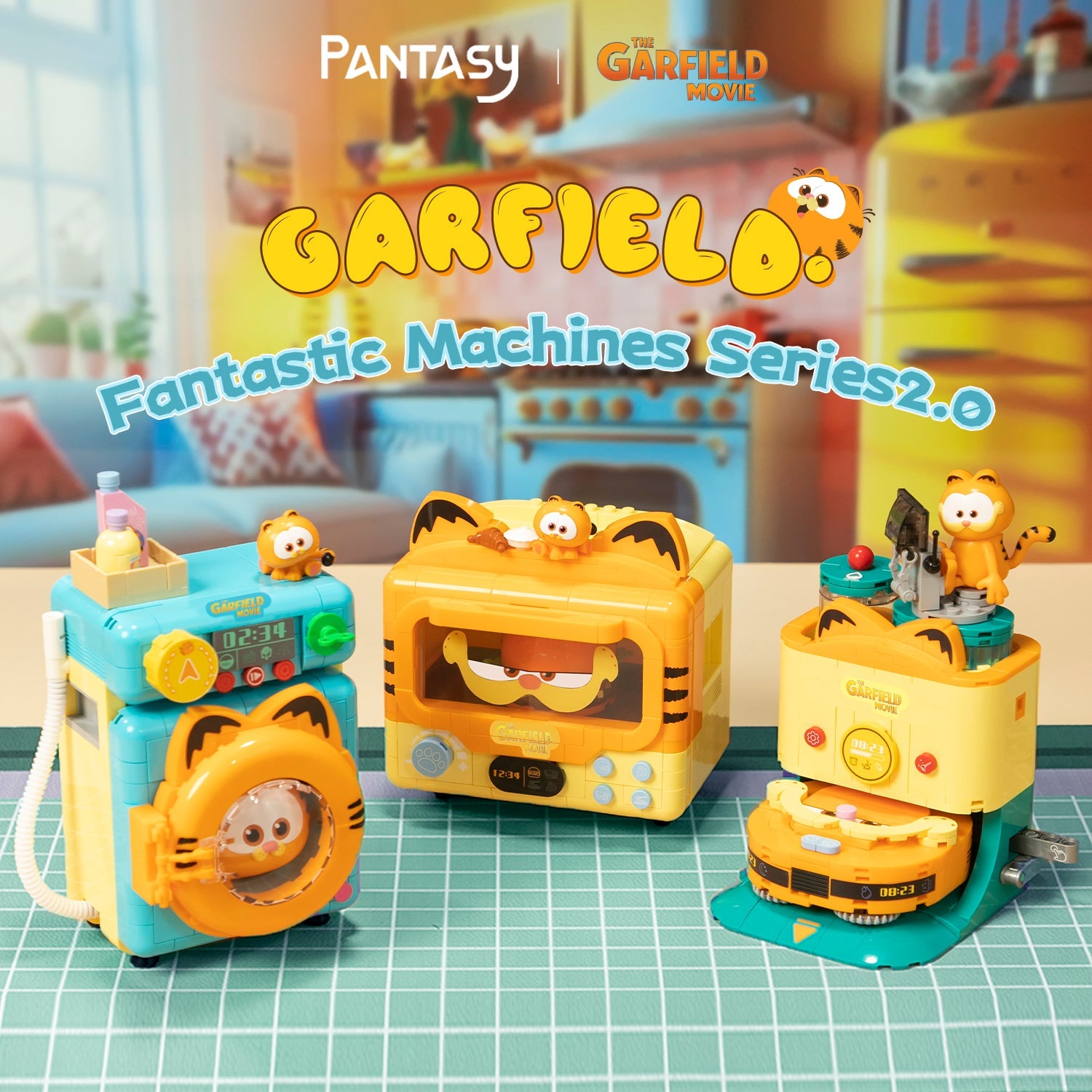 Pantasy X Garfield Fantastic Machines Series 2.0 86821-86823 - Image 2 of 7 | TheBrickTube
