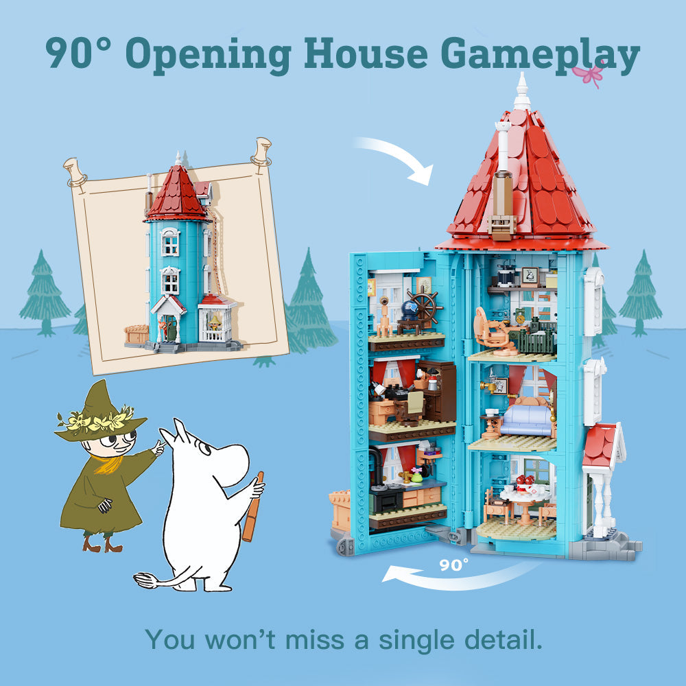 Pantasy Moomin House 87201 - Image 3 of 6 | TheBrickTube