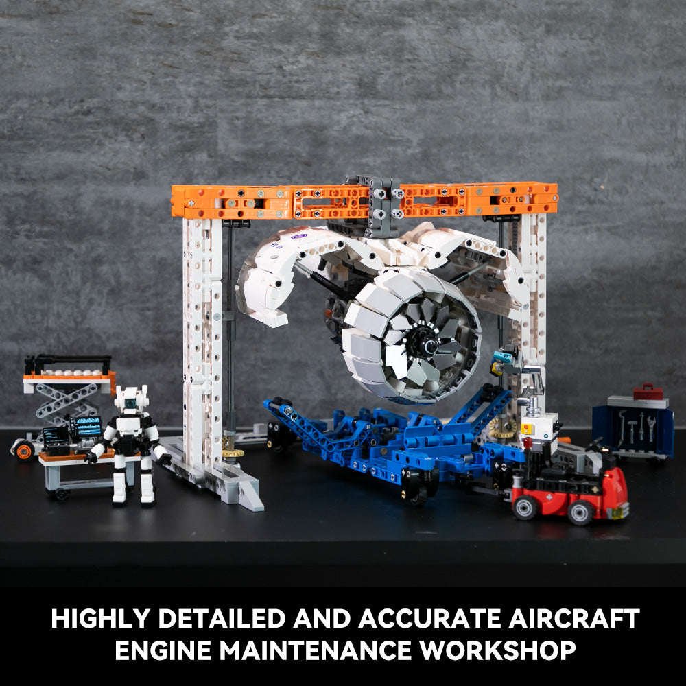 Aircraft Engine Maintenance Workshop 85006 | Mechanical Building Set - Image 2 of 7 | TheBrickTube