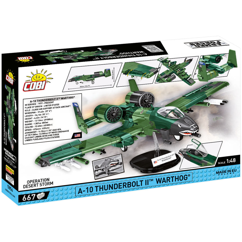 A-10 Thunderbolt II Warthog Attack Aircraft Building Set - Image 2 of 6 | TheBrickTube