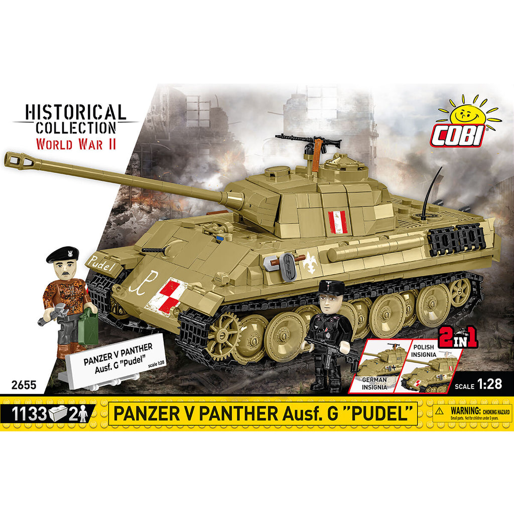 PanzerKampfWagen V PANTHER Ausf. G "PUDEL" Tank Building Set - Image 3 of 6 | TheBrickTube