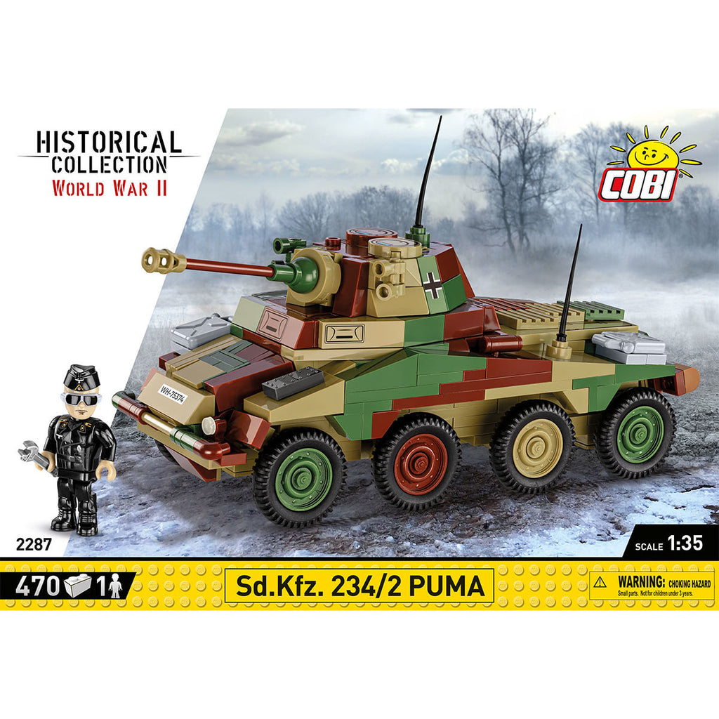 Sd.Kfz. 234/2 PUMA Armored Vehicle Building Set - Image 3 of 6 | TheBrickTube