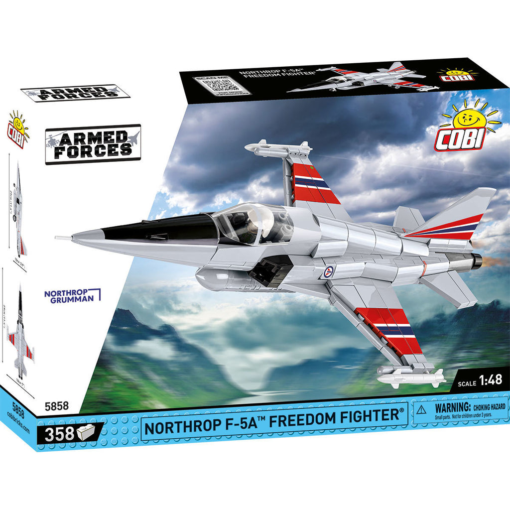 Northrop F-5A Freedom Fighter Jet Building Set - Main Image | TheBrickTube