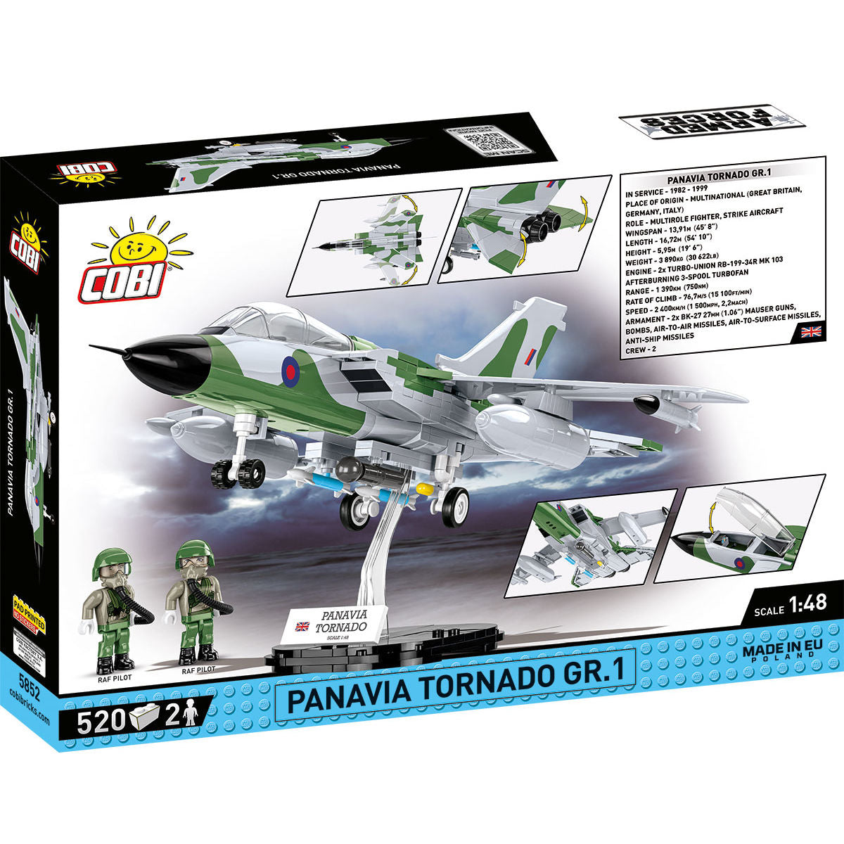 Panavia Tornado GR.1 Combat Aircraft Building Set - Image 2 of 6 | TheBrickTube