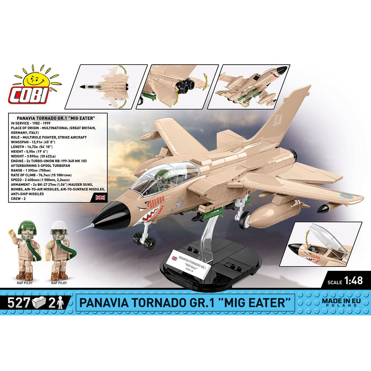 Panavia Tornado GR.1 "Mig Eater" Building Set - Image 4 of 6 | TheBrickTube
