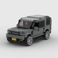 Land Rover Discovery 3/4 brick model - front angle view - TheBrickTube
