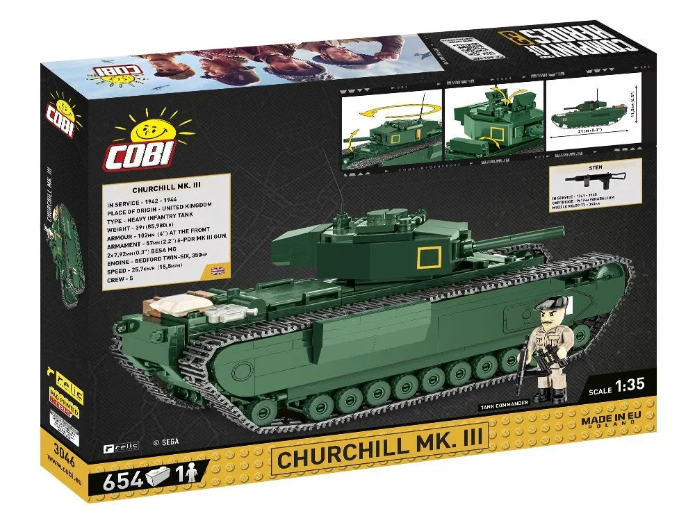 Churchill MK.III Tank Building Set - Image 2 of 6 | TheBrickTube