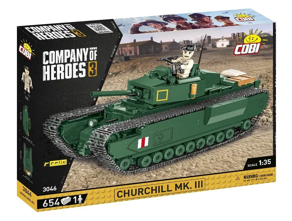 Churchill MK.III Tank Building Set - Main Image | TheBrickTube