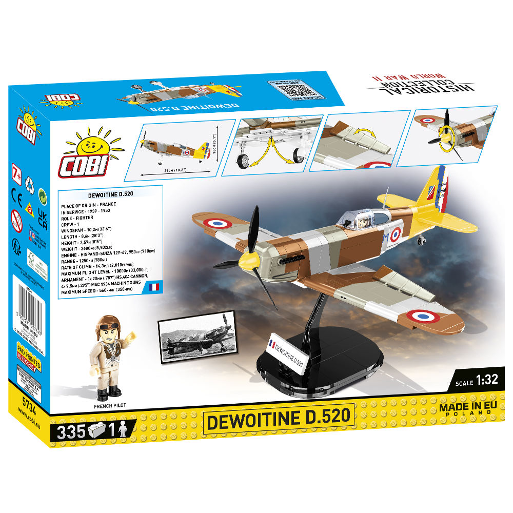 Dewoitine D.520 Building Set - Image 2 of 6 | TheBrickTube