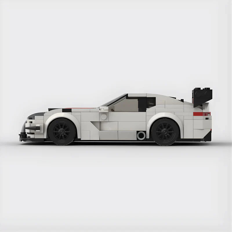 Dodge Viper ACR brick model - rear angle view - TheBrickTube