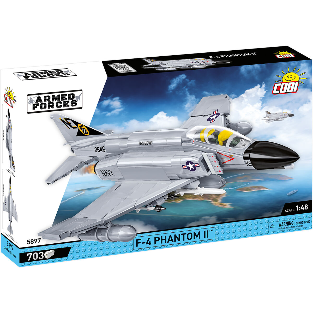 F-4 Phantom II Jet Fighter Building Set - Main Image | TheBrickTube