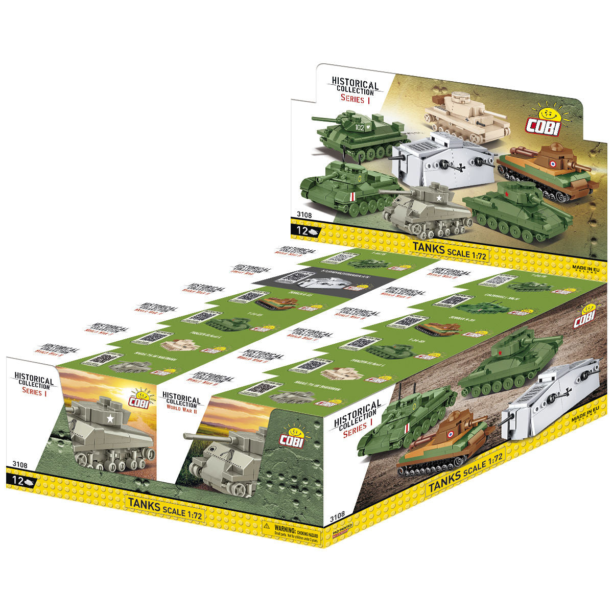 1:72 Scale Tank Collector's Box, Series 1 Building Set | TheBrickTube