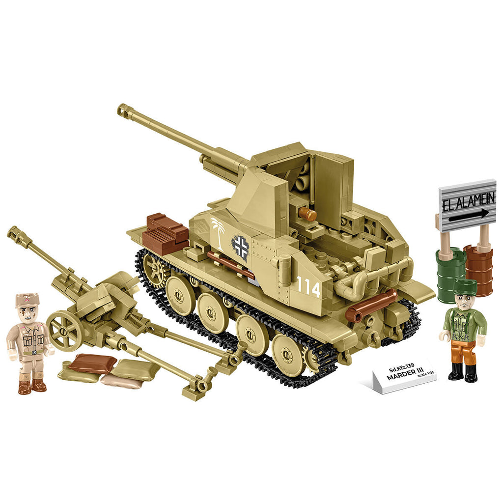 Sd. Kfz. 139 MARDER III Tank Destroyer Building Set - Image 6 of 6 | TheBrickTube