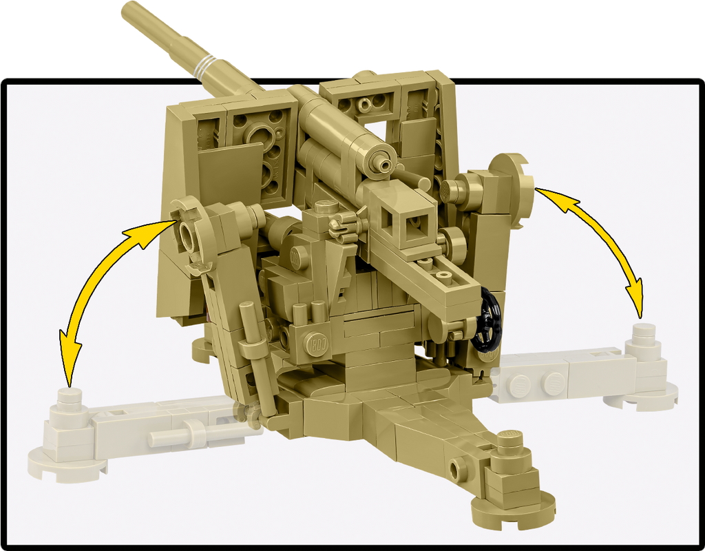 8.8cm FLAK 18 Artillery Building Set - Image 6 of 6 | TheBrickTube